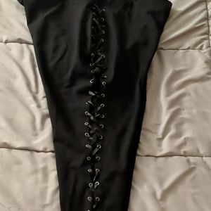 Torrid size 6 slacks with ribbon tie on sides